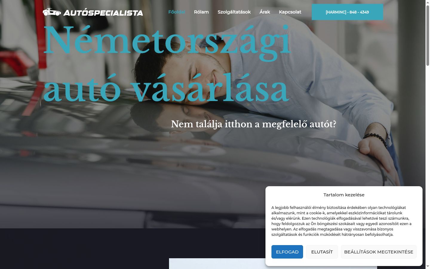 Ekraanipilt nõusolekubännerist, mida näidati enne mis tahes suhtlust