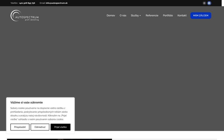 Screenshot of autospectrum.sk