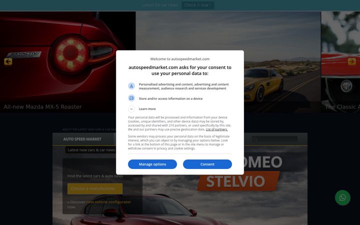 Screenshot of autospeedmarket.com