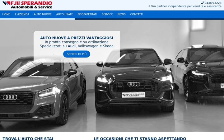 Captura de pantalla de autosperandio.com