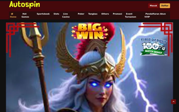 Screenshot of autospinslot.com