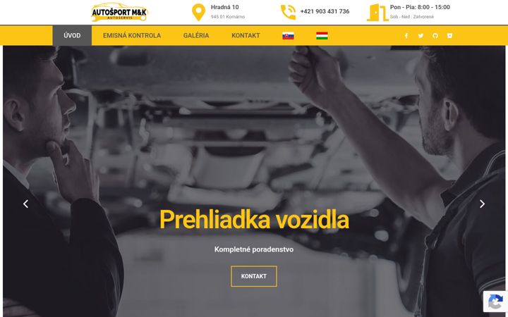 Screenshot of autosportkiss.sk