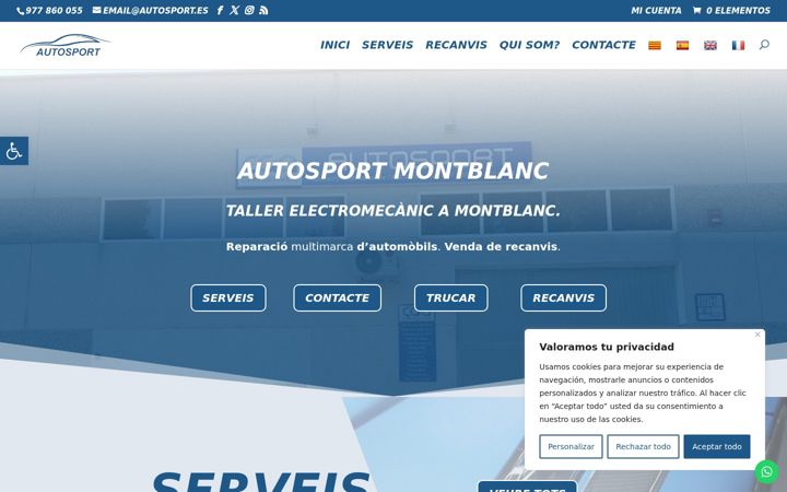 Screenshot of autosportmontblanc.es