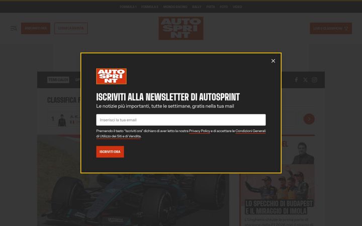 Screenshot of autosprint.it