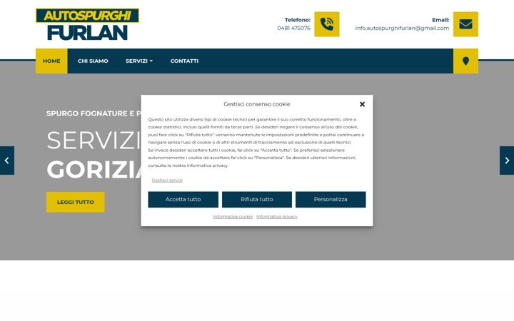 Screenshot of autospurghifurlan.it