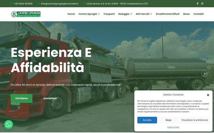 Ekrānuzņēmums no autospurghigiancontierilorenzo.com