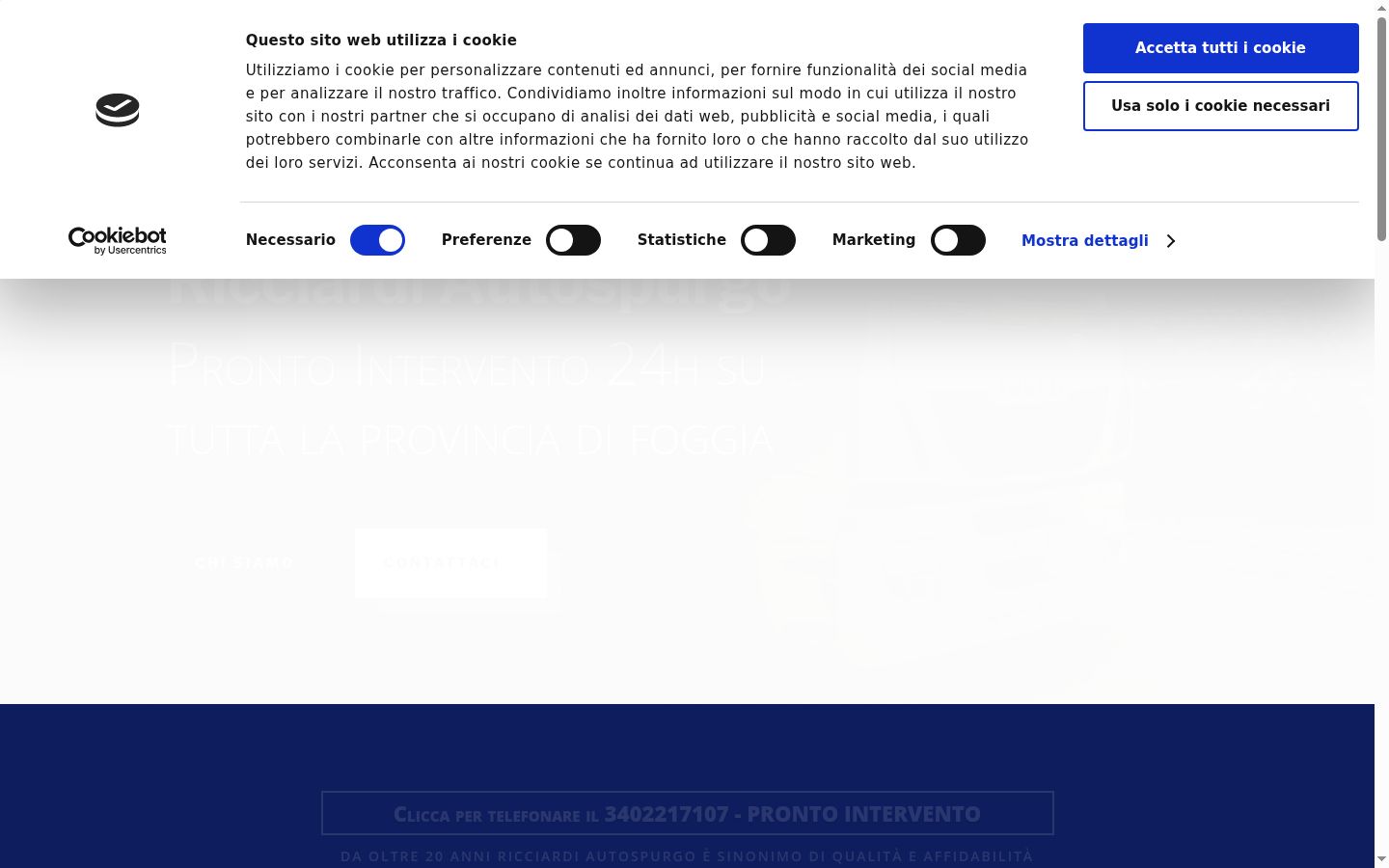 Capture d'écran de la bannière de consentement affichée avant toute interaction