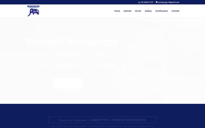 Screenshot of autospurgoricciardi.it