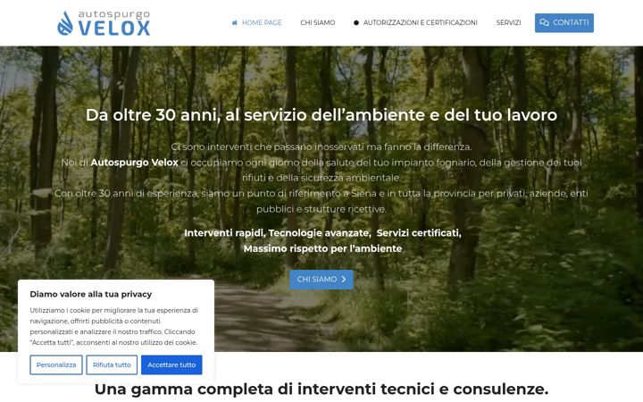 Screenshot of autospurgovelox.com