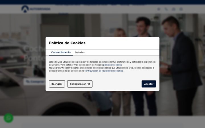 Screenshot of autosrivada.com