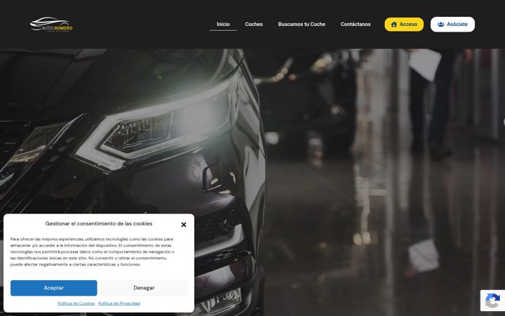 Screenshot of autosromero.com