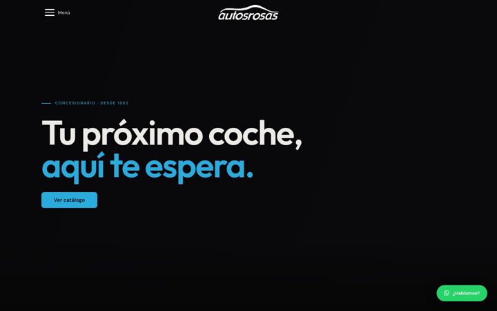 Screenshot of autosrosas.com