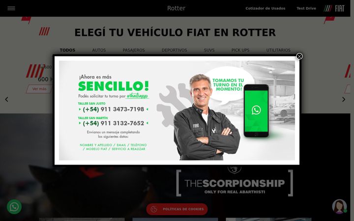 Screenshot ta' autosrotter.com