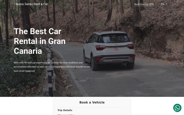 Screenshot of autossansu.com