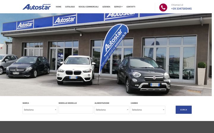 Capture d'écran de autostarcb.it