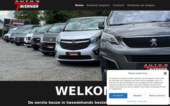 Screenshot of autostavernier.be