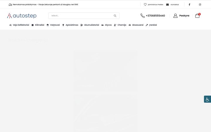 Screenshot of autostep.lt