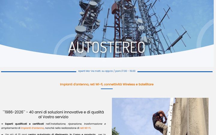 Screenshot of autostereosnc.it