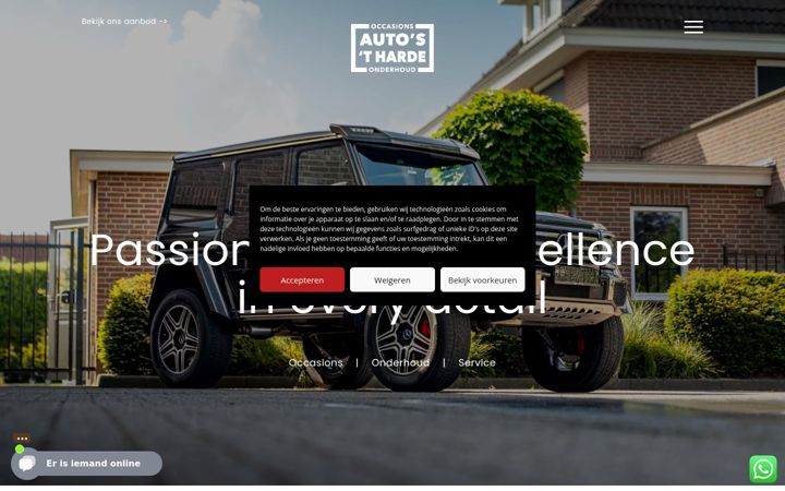 Screenshot of autostharde.nl