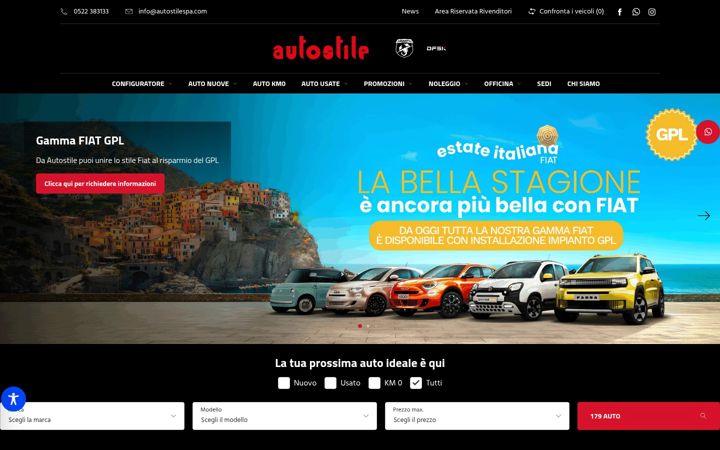 Screenshot ta' autostilespa.com