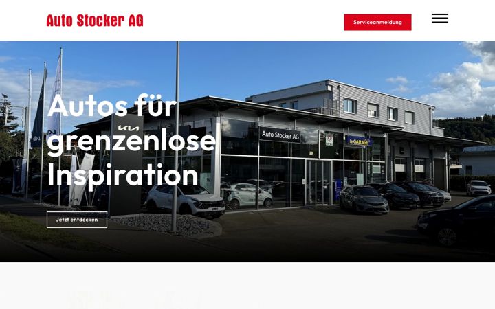 Screenshot of autostocker.ch