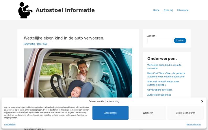Screenshot of autostoel-informatie.nl