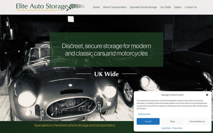 Screenshot of autostorage.co.uk