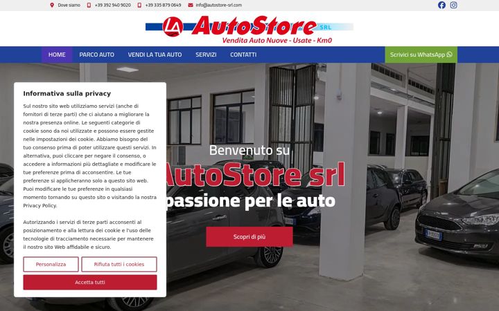 Screenshot of autostore-srl.it