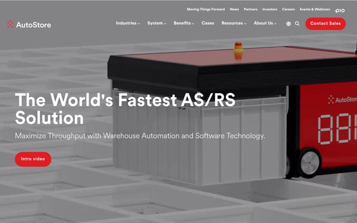 Screenshot of autostoresystem.com