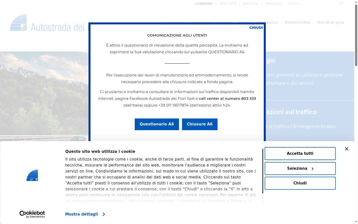 Screenshot des Einwilligungsbanners vor jeglicher Interaktion