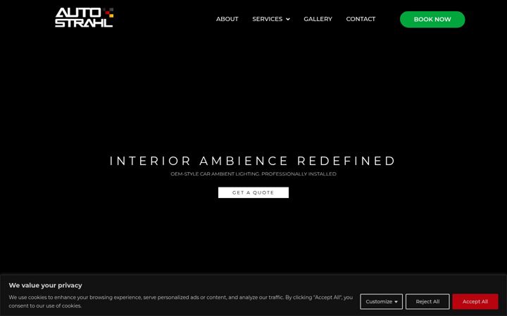 Screenshot of autostrahl.com