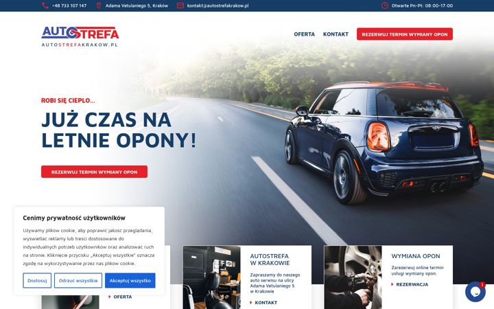 Screenshot of autostrefakrakow.pl