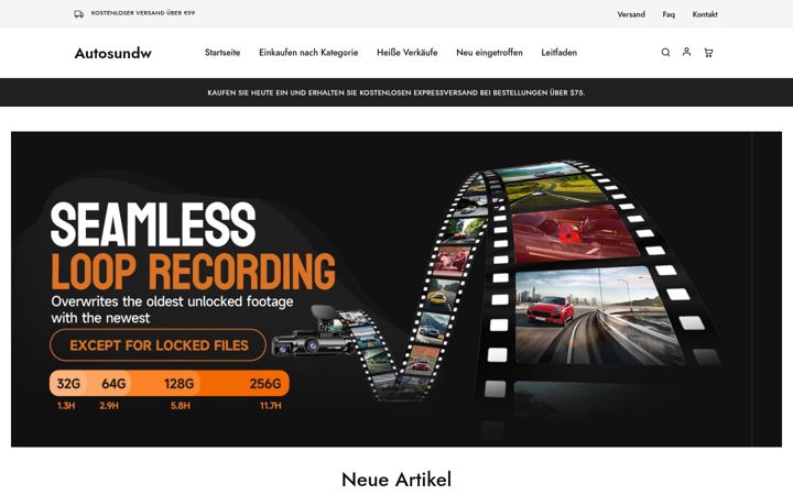 Screenshot of autosundw.de