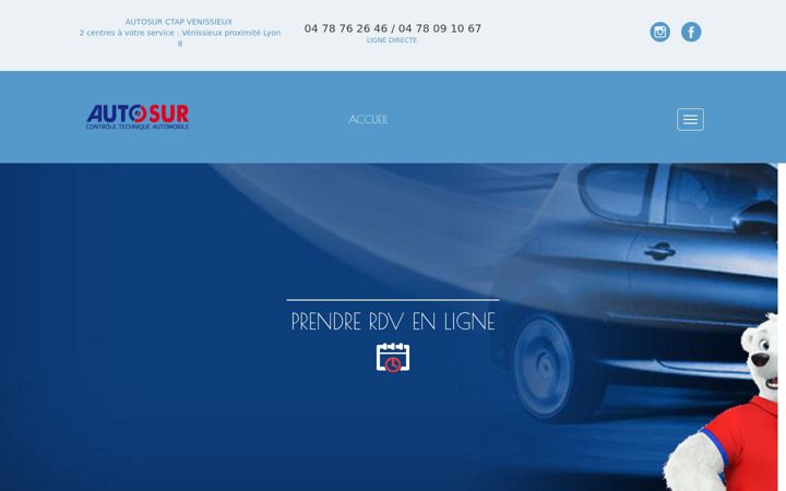Screenshot of autosur-venissieux.fr