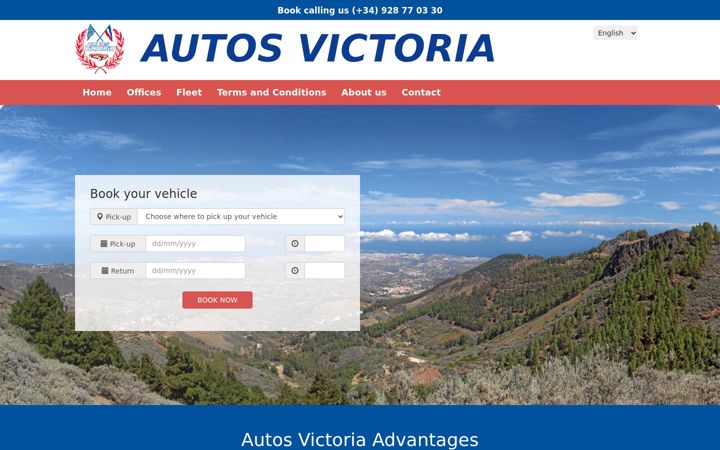 Skjermbilde av autosvictoria.es