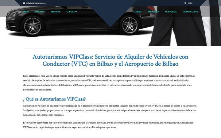 Screenshot of autosvipclass.es