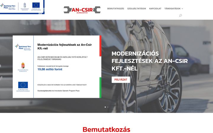 Screenshot of autoszerviz-hajduszoboszlo.hu