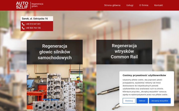 Screenshot of autoszlifsanok.pl