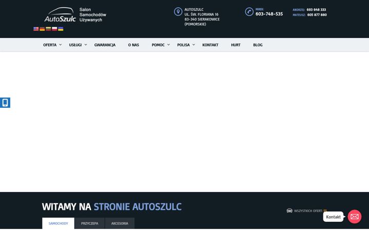 Zrzut ekranu autoszulc.pl