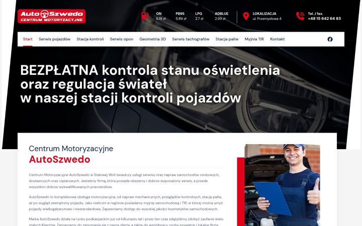 Screenshot of autoszwedo.pl