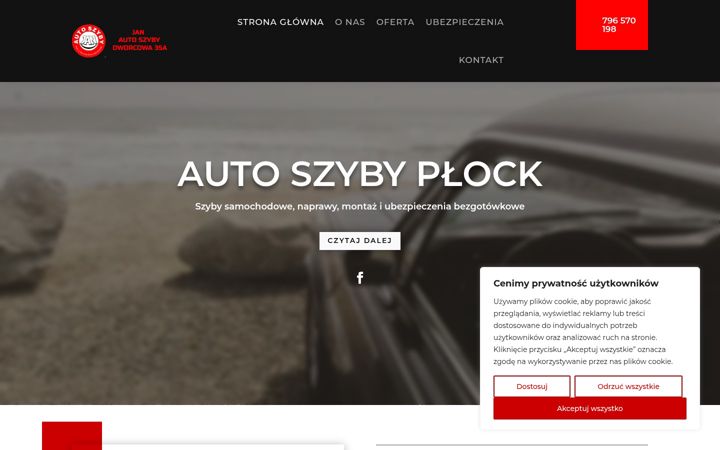 Screenshot of autoszyby.info.pl