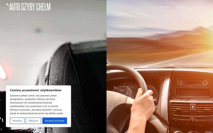 Screenshot of autoszybychelm.pl