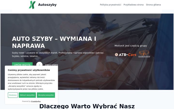Screenshot of autoszybyserwis.pl