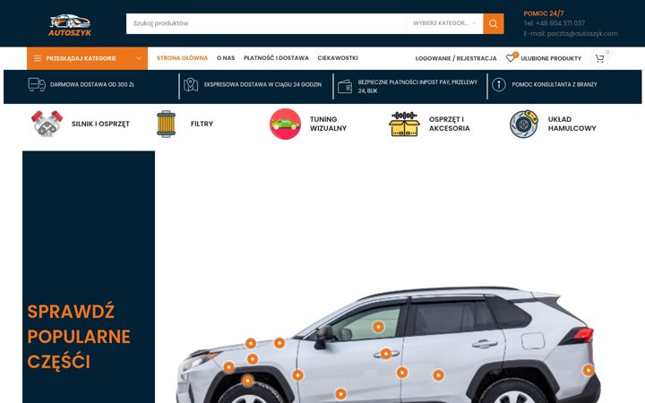 Screenshot of autoszyk.com
