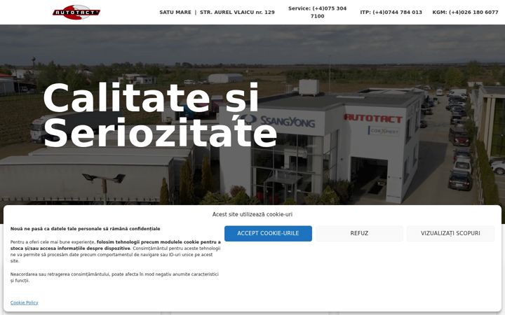 Screenshot of autotact.ro