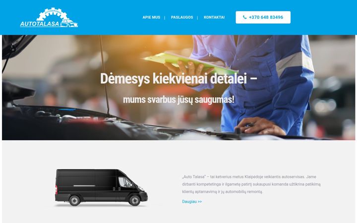 Screenshot of autotalasa.lt
