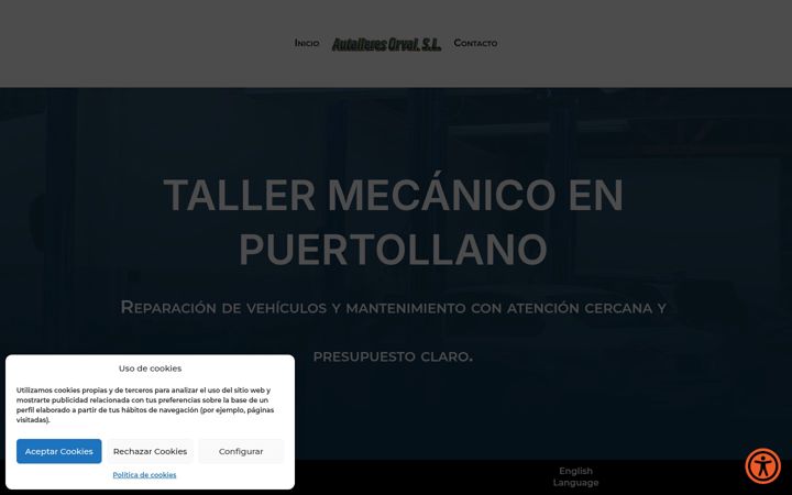 Screenshot of autotalleresorval.com