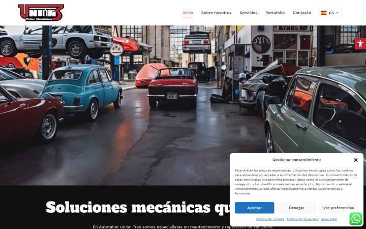 Screenshot of autotalleruniontres.com
