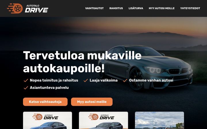 Screenshot of autotalodrive.fi