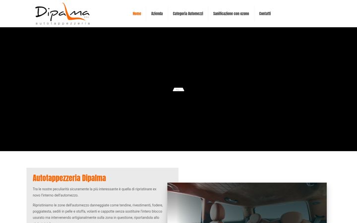 Screenshot di autotappezzeriadipalma.it